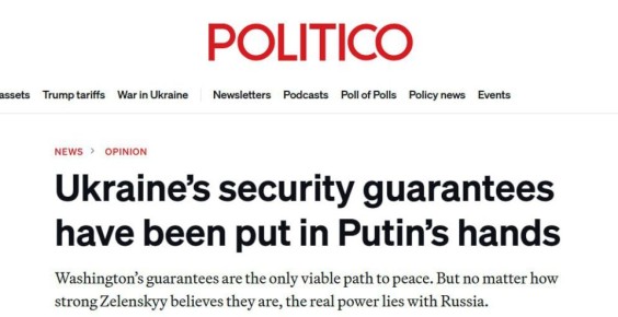 �������� ������ � ����������� �� ������� ��������� � ����� ������, � Politico