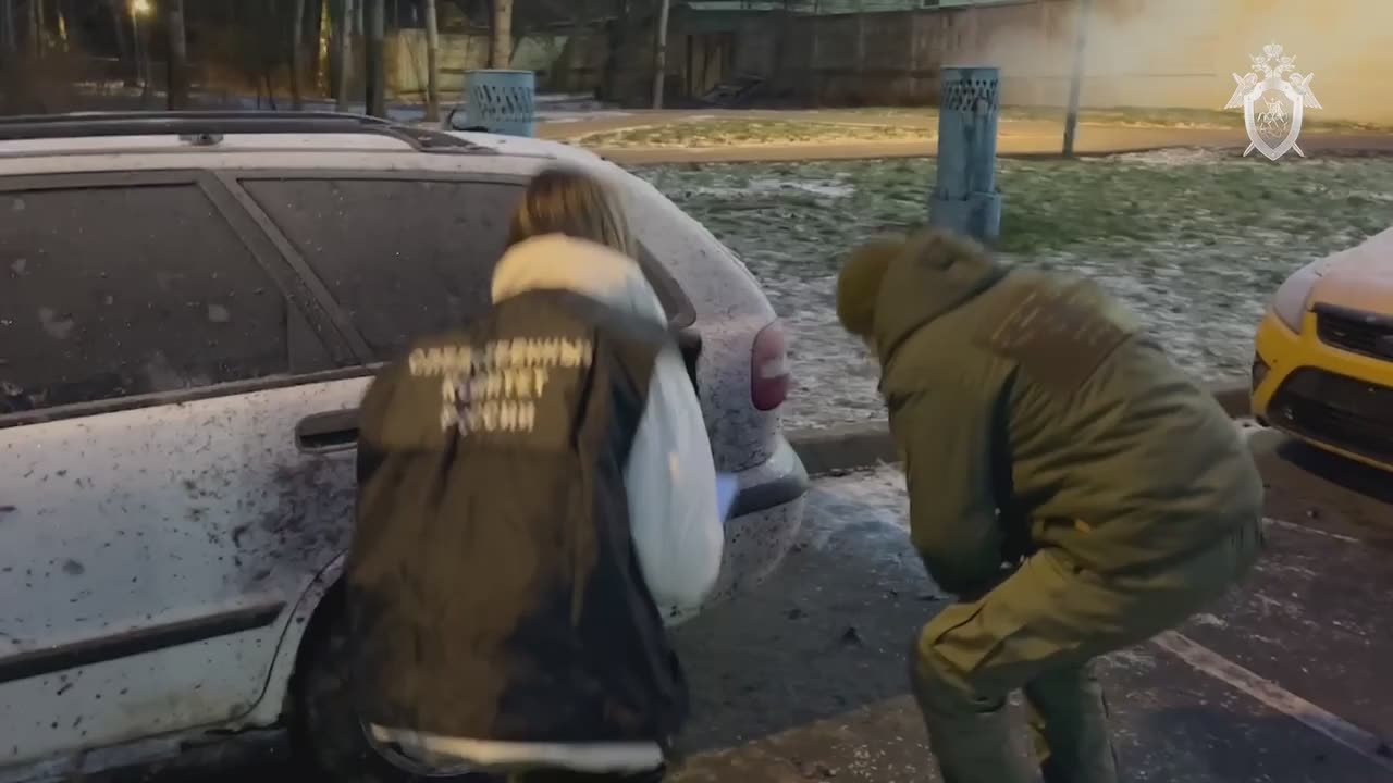 СК опубликовал видео с места подрыва сотрудников ДПС на Елецкой улице в Москве