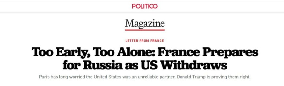 ������� ������ �� ��������� � �� ���������, �� ���� ���� ��� ���� �� ����� ������������ ��� ��� � Politico