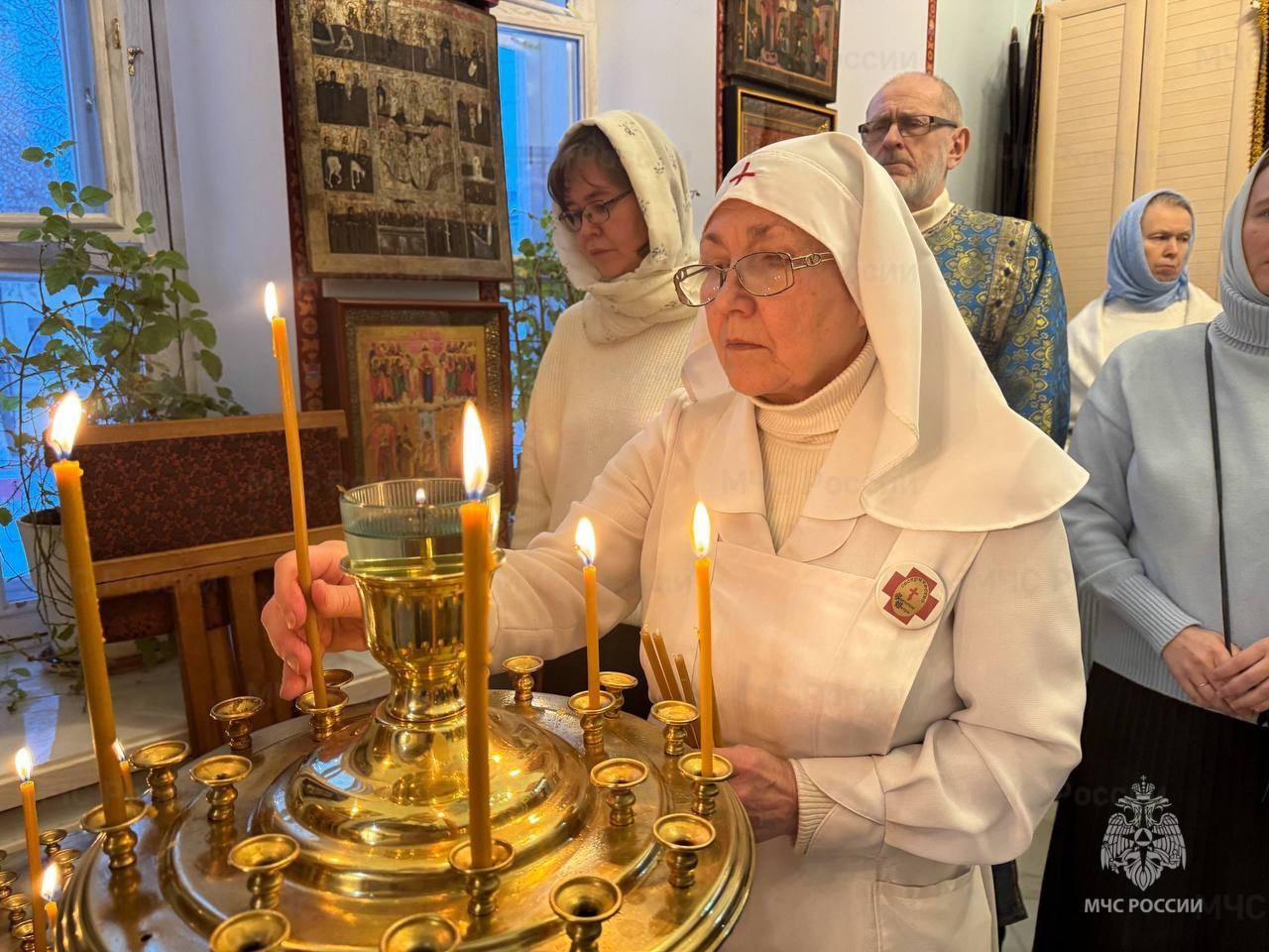 В храме-часовне иконы Божией Матери «Неопалимая купина» прошло Рождественское Богослужение В храме-часовне иконы Божией Матери «Неопалимая купина» прошло Рождественское Богослужение