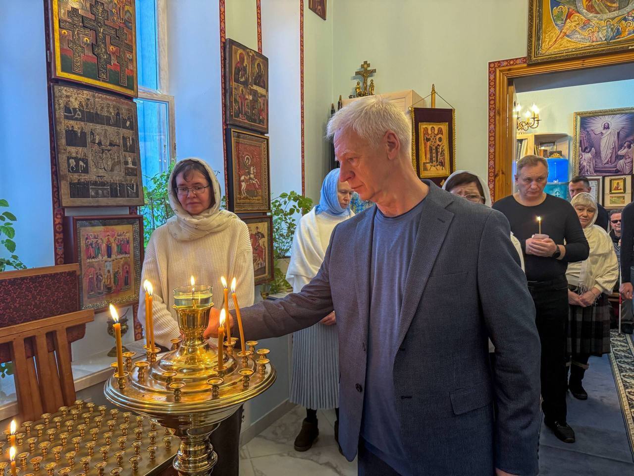 В храме-часовне иконы Божией Матери «Неопалимая купина» прошло Рождественское Богослужение В храме-часовне иконы Божией Матери «Неопалимая купина» прошло Рождественское Богослужение