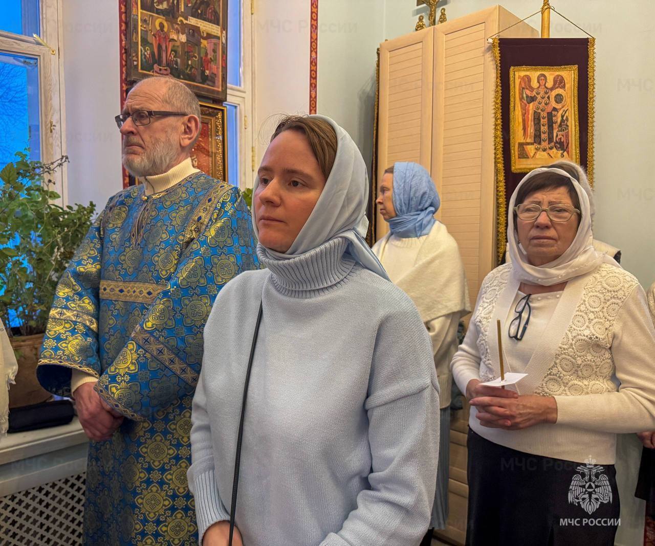 В храме-часовне иконы Божией Матери «Неопалимая купина» прошло Рождественское Богослужение В храме-часовне иконы Божией Матери «Неопалимая купина» прошло Рождественское Богослужение