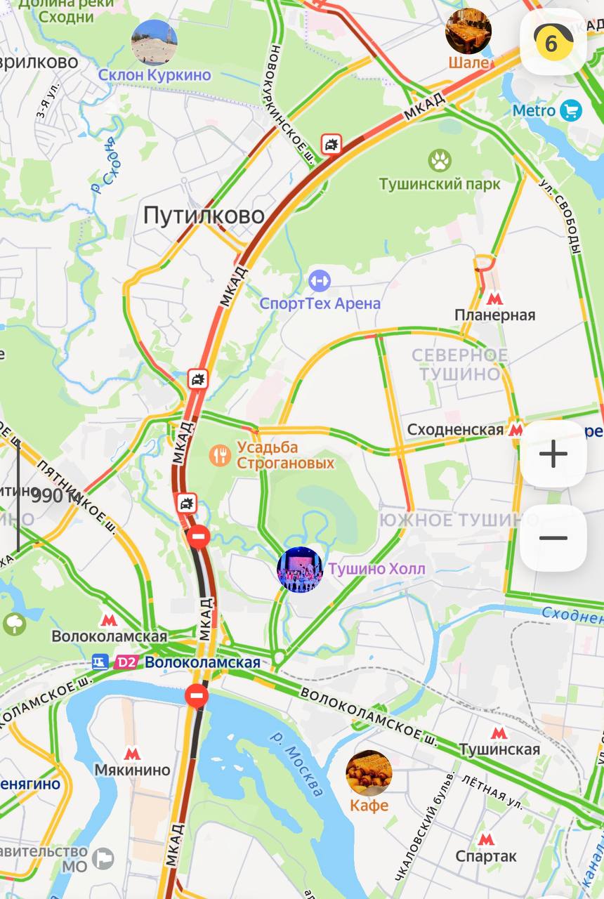 МКАД встал из-за снегопада МКАД встал из-за снегопада