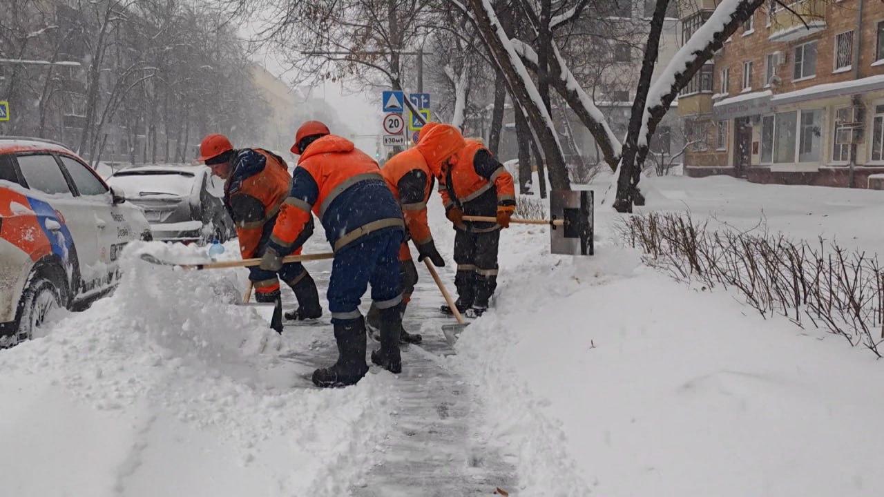 Снегопад, обрушившийся на столичный регион 9 января, стал самым сильным за последние 56 лет