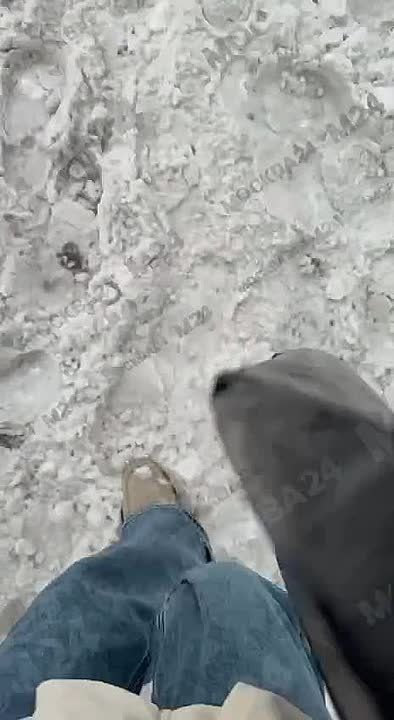 Снега много — плохо, снега нет — тоже плохо, обсуждают подруги в Коммунарке