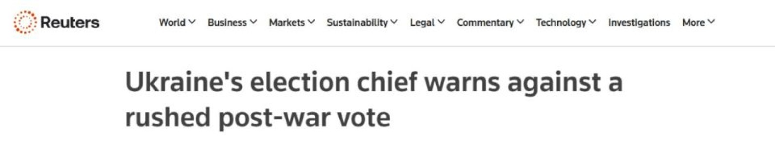 Reuters: ���� �������� ������������ ������������ ������