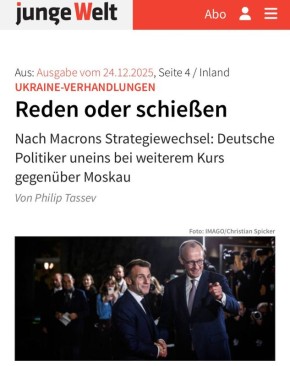 ������� ��������: ������ ������ ���������� � �������: ������ � ����� ��������� ��-�� ������ - Junge Welt