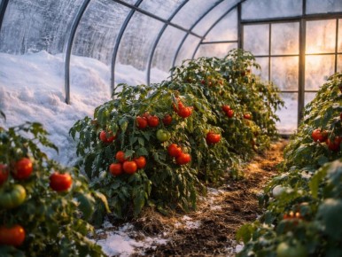 Кирпичная печь: тепло и уют в зимней теплице без электричества