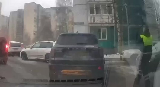 Петербургский дворник помог задержать угонщика, подставив ему подножку