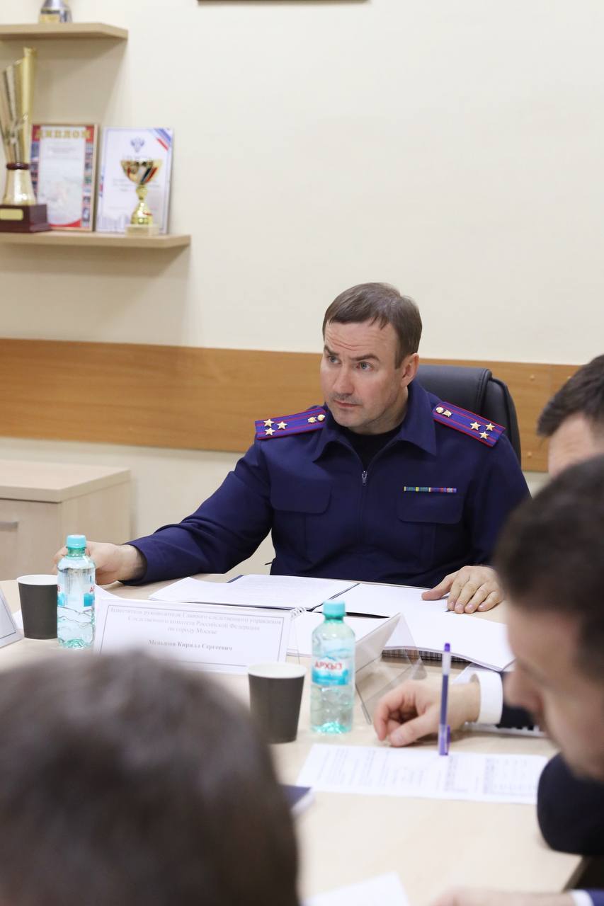 Заместитель руководителя столичного СК Кирилл Сергеевич Меньшов провел выездной личный прием граждан