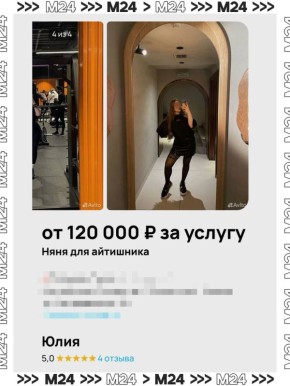 В России стали появляться няни для айтишников