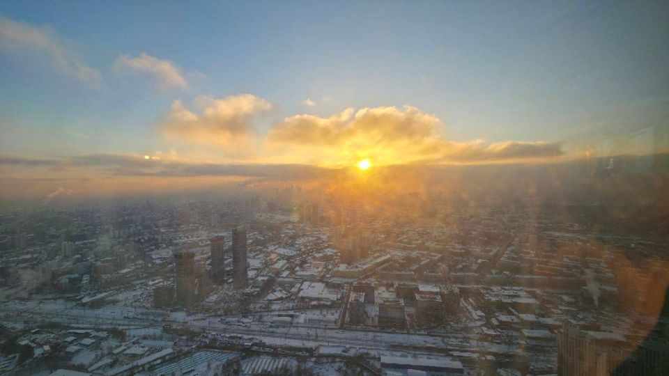 Давно мы не любовались московским закатом!