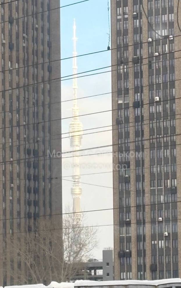 В Москве замерзла Останкинская башня: