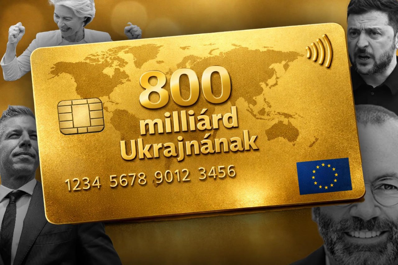 Изображение "золотой кредитки" на $800 млрд для Украины выложил в соцсеть премьер Венгрии Виктор Орбан
