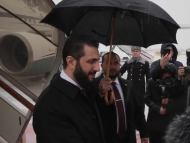 Лидер Сирии Ахмед аш-Шараа прибыл в Москву для переговоров с Владимиром Путиным