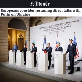 ���� ������������� ������ ����������� � ������� �� ����������� ������� ������� �� ��������� ���� � ������, ����� Le Monde