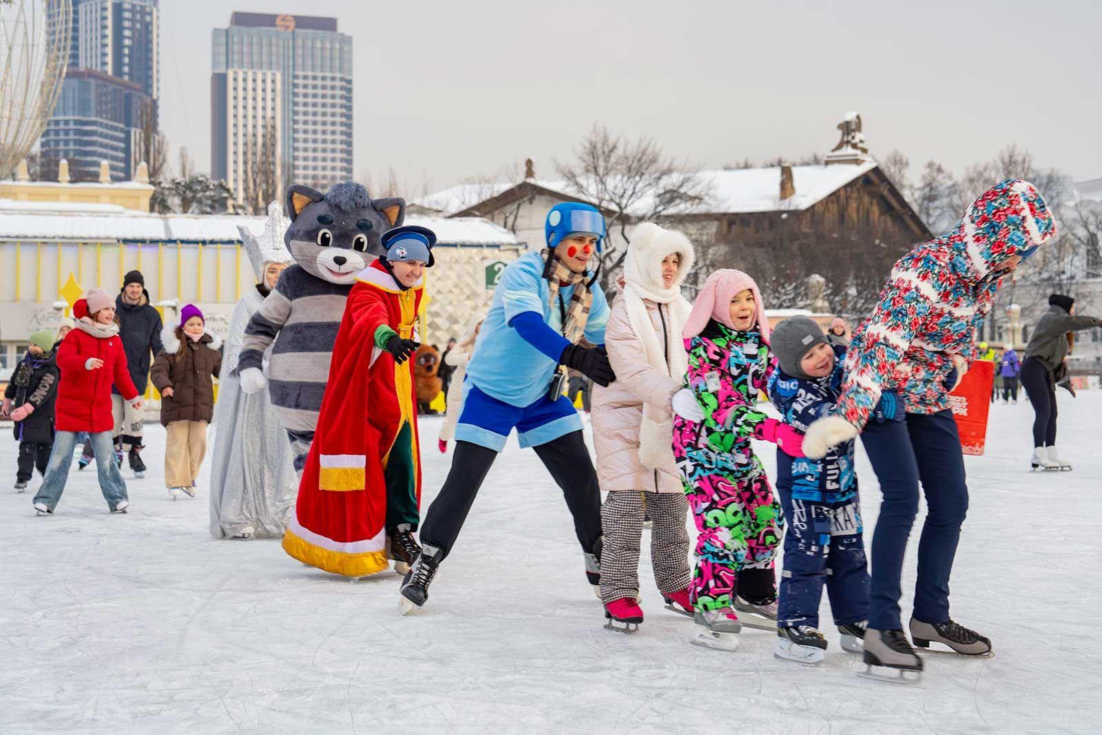Спортивная программа, посвященная 90-летию «Союзмультфильма», пройдет на катке ВДНХ 21 февраля