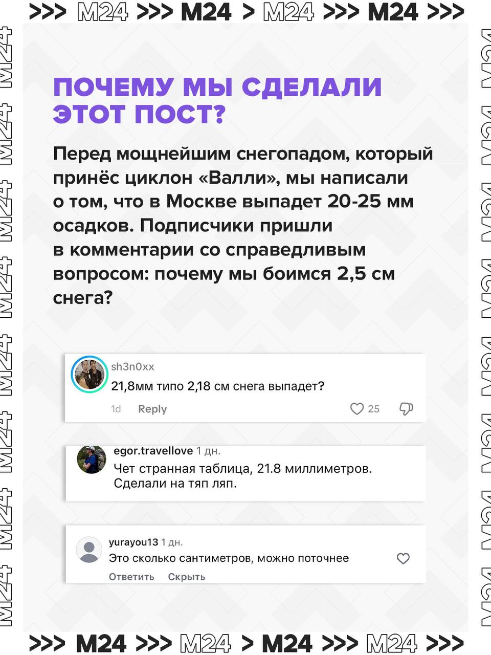 Объявляем образовательную минутку на «Москве 24» Объявляем образовательную минутку на «Москве 24»