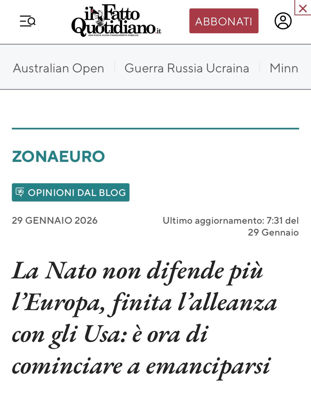 Алексей Журавлев: Евросоюз сам вырыл себе яму: его слепая услужливость довела континент до ручки - Il Fatto Quotidiano
