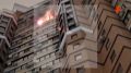 Пожар на площади 90 кв.м. разгорелся на 21 этаже дома в Москве — предварительно, пострадал ребёнок