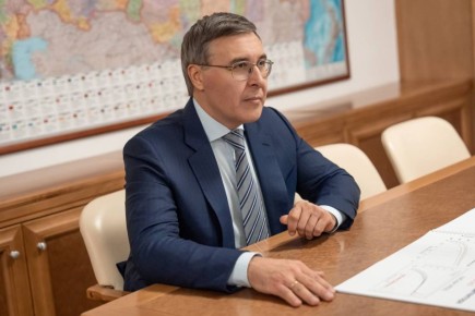 Валерий Фальков провел рабочую встречу с директором Объединенного института ядерных исследований Григорием Трубниковым