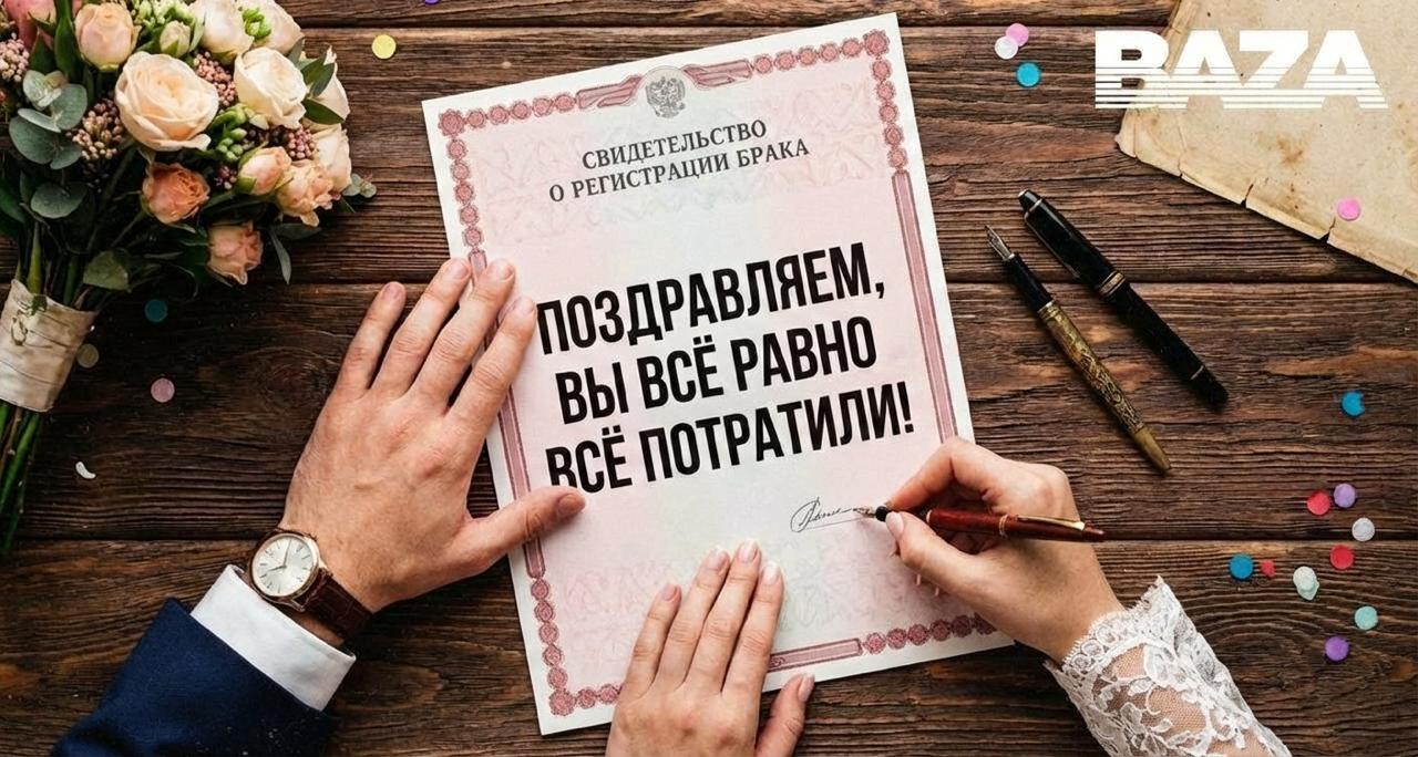 Из-за дороговизны проведения свадьбы в России растёт популярность тренда «Просто расписаться»
