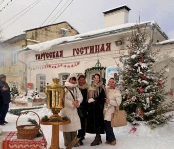 В Тарусе прошел зимний фестиваль с ароматом чая