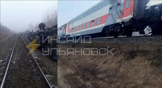 Семь вагонов пассажирского поезда Москва-Челябинск сошли с рельсов в Ульяновской области