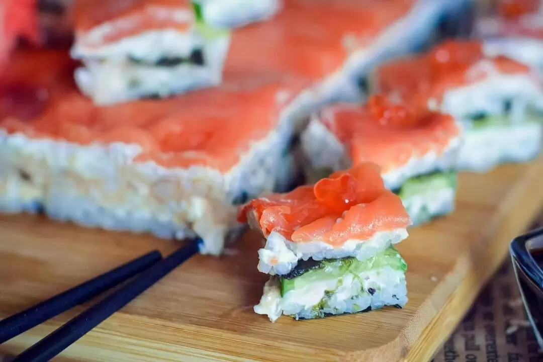 Суши торт: просто и быстро для любителей роллов