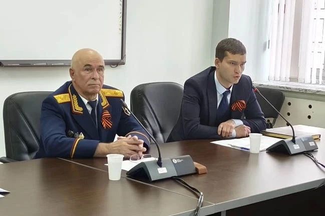 Представитель региональной общественной организации «Союз ветеранов следствия» города Москвы Анатолий Георгиевич Исканцев принял участие в заседании круглого стола молодых ученых, посвященном урокам Нюрнбергского процесса