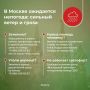 До конца дня в Москве ожидается кратковременный дождь и гроза