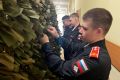 В Московском военно-музыкальном училище имени Халилова прошла акция по плетению маскировочных сетей