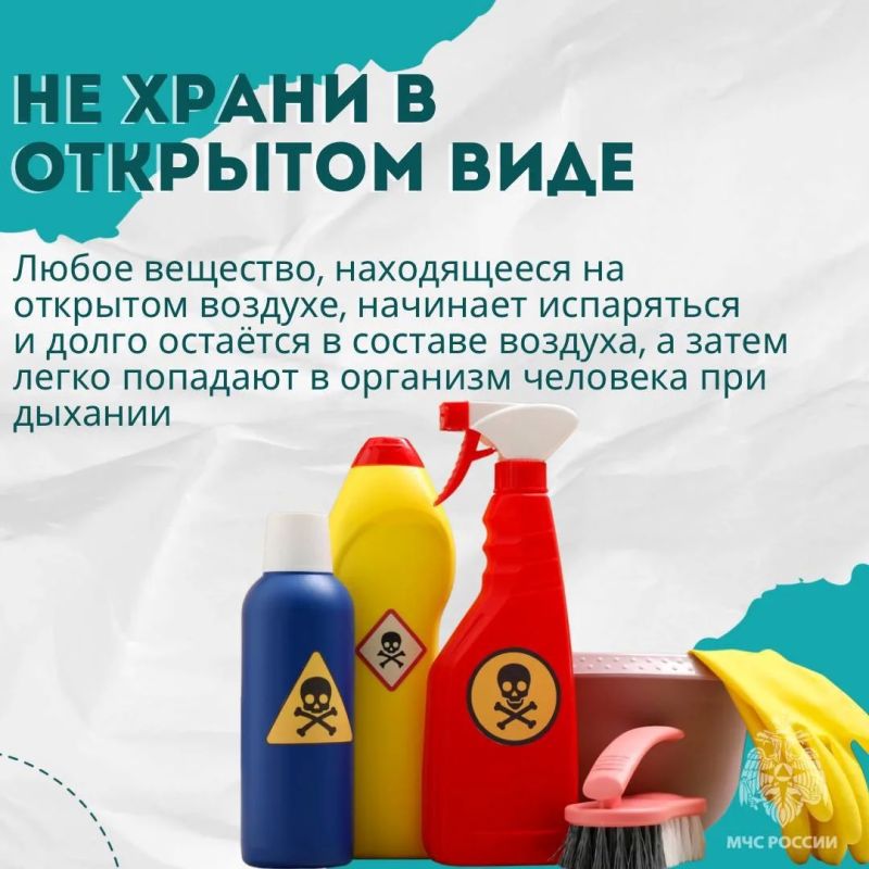 Безопасность выходного дня: бытовая химия Безопасность выходного дня: бытовая химия