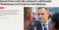 Президент Польши Навроцкий отобрал у Зеленского орден 'Белого Орла' — Gazeta Wyborcza