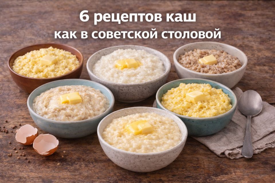 Вкус детства: 6 рецептов любимых каш из советских столовых