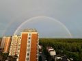 Двойной радугой сейчас любуются жители Москвы и Подмосковья