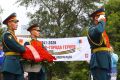 В Москве стартовал автопробег "Города-герои — города героев", передает корреспондент ТАСС