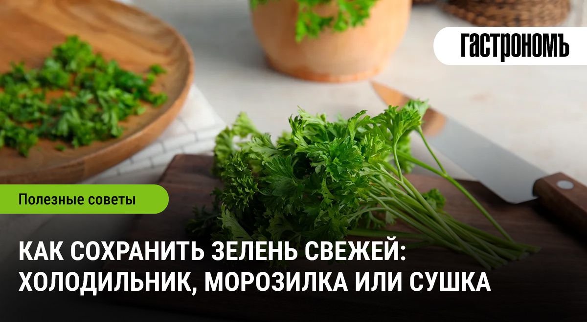 Секреты долгого хранения зелени: как сохранить свежесть на кухне