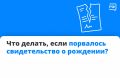 Если документ порвался, он считается непригодным и лучше оформить новый