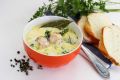 Нежный рыбный суп с горбушей и плавленным сыром