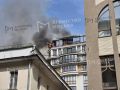 Площадь пожара в ЖК «На Страстном бульваре» в центре Москвы увеличилась до 200 квадратов, сообщили в МЧС