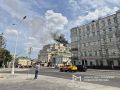 Из-за пожара в элитном ЖК в центре Москвы перекрыто движение по Большой Дмитровке от Козицкого переулка до Страстного бульвара на время работы экстренных служб, предупреждает Дептранс