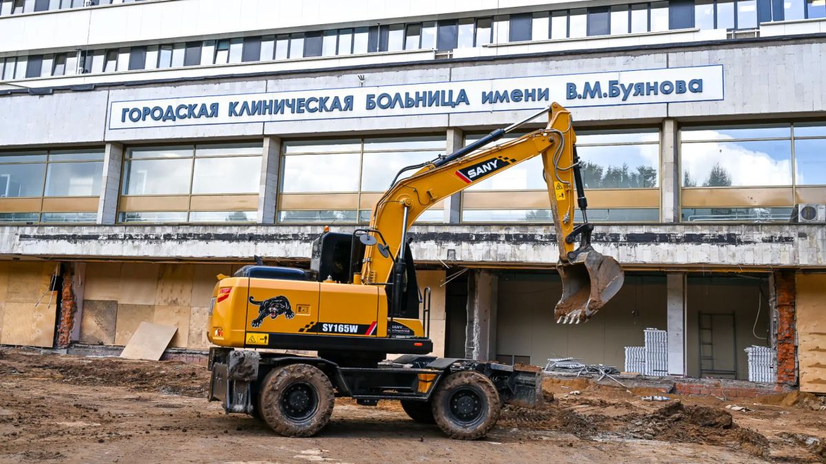Сергей Собянин: Завершаем реконструкцию главного корпуса ГКБ им. В.М. Буянова Сергей Собянин: Завершаем реконструкцию главного корпуса ГКБ им. В.М. Буянова