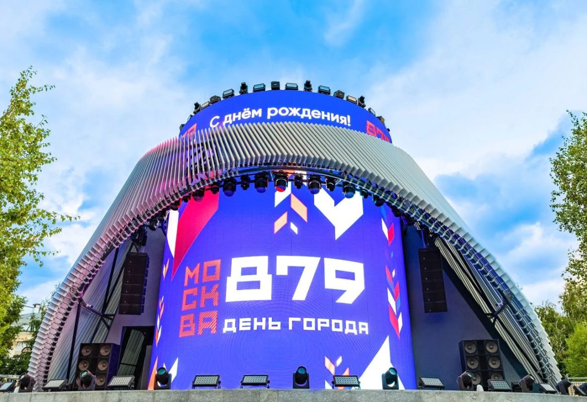 Нарядная Москва готова отмечать свое 879-летие! Нарядная Москва готова отмечать свое 879-летие!