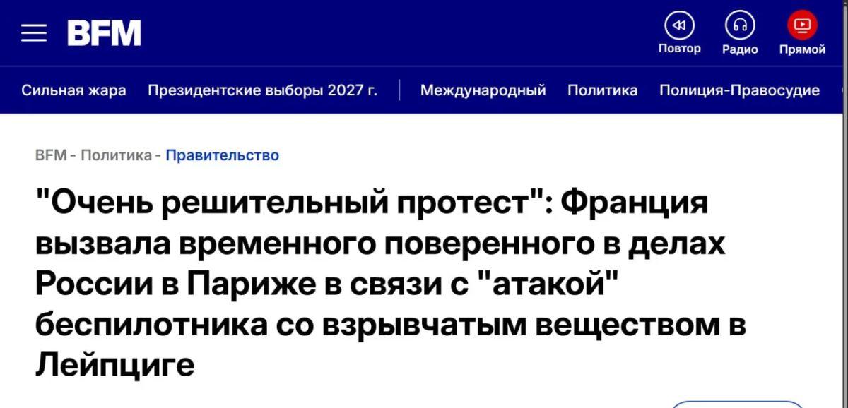 Франция, Финляндия, Швеция, Литва и Чехия вызвали российских дипломатов из-за «инцидента» в Лейпциге