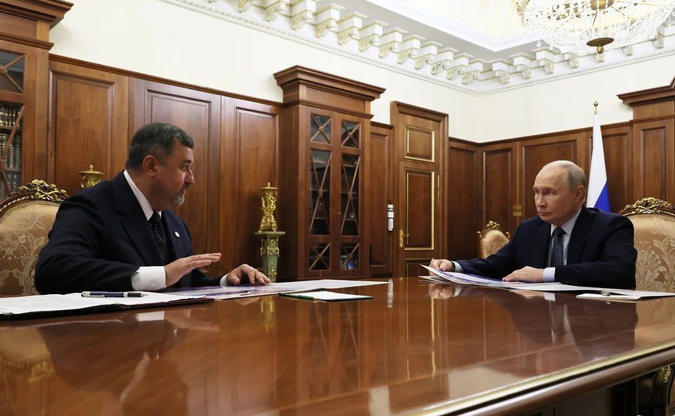 Врио главы Дагестана Федор Щукин рассказал Путину о ситуации в республике