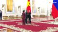 Путин проводит переговоры с президентом Вьетнама То Ламом в Москве