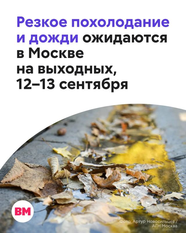 В последние дни москвичей радовала почти летняя погода, однако уже в ночь на пятницу, 11 сентября, все изменилось: в регион ворвался холодный атмосферный фронт — вместе с дождями, ветром и похолоданием