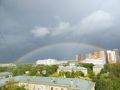 Радуга украсила пасмурную и дождливую Москву!