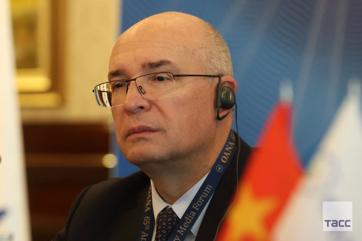 Генеральный директор ТАСС, президент OANA Андрей Кондрашов открыл в Москве заседание Исполкома Организации информационных агентств стран Азии и Тихого океана Генеральный директор ТАСС, президент OANA Андрей Кондрашов открыл в Москве заседание Исполкома Организации информационных агентств стран Азии и Тихого океана